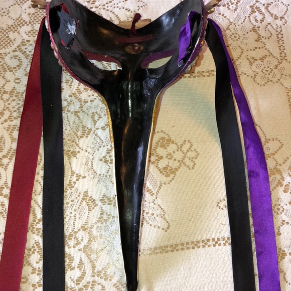 🎭 RARE Katherine’s Collection Mardi Gras Mask OS! - Picture 7 of 12